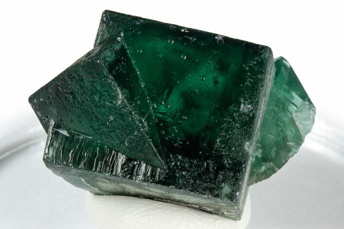 Fluorescent Green Fluorite Twins - Diana Maria Mine, England #337493